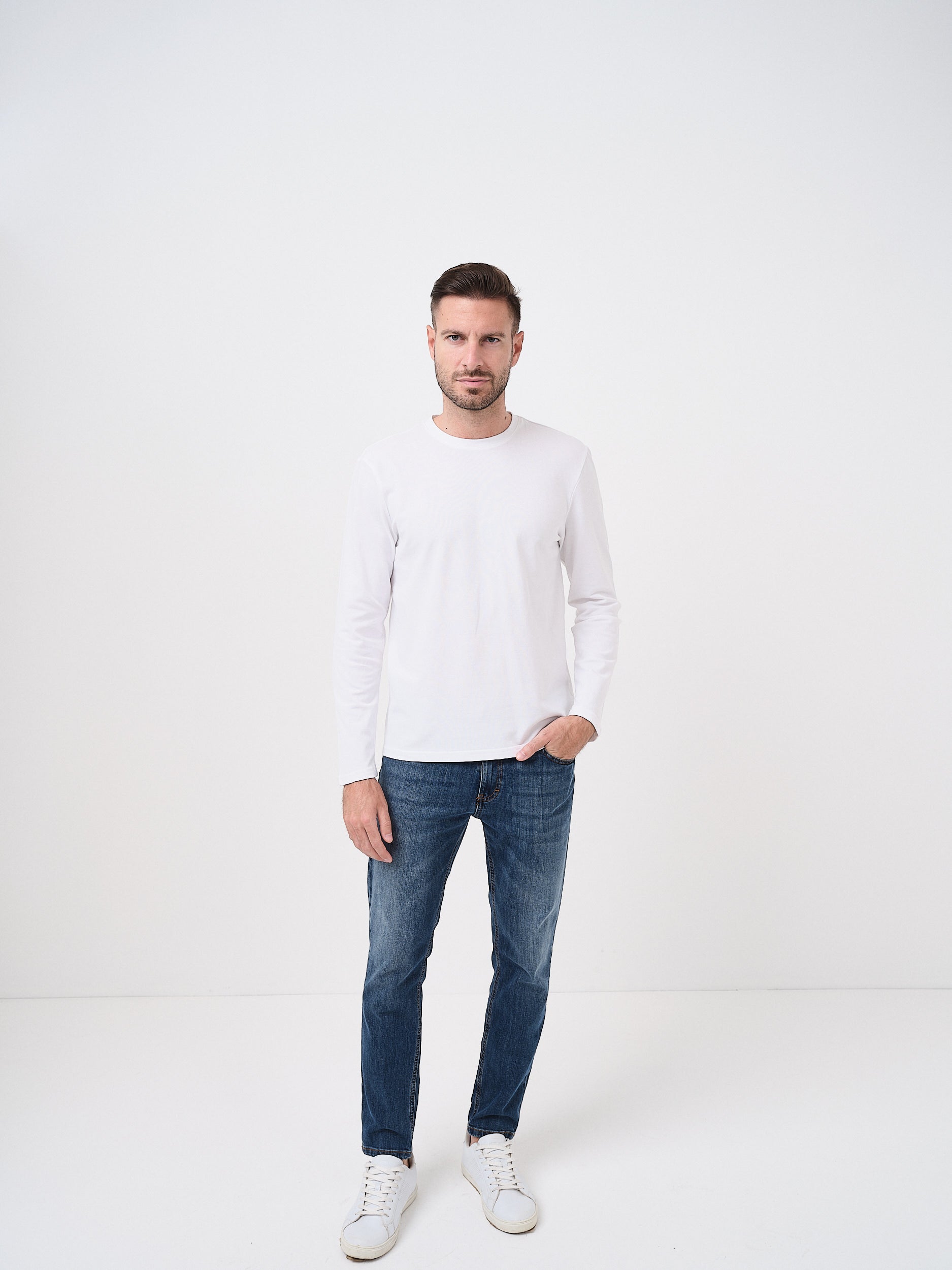 COTTON ESSENTIAL - MAGLIA GIROCOLLO