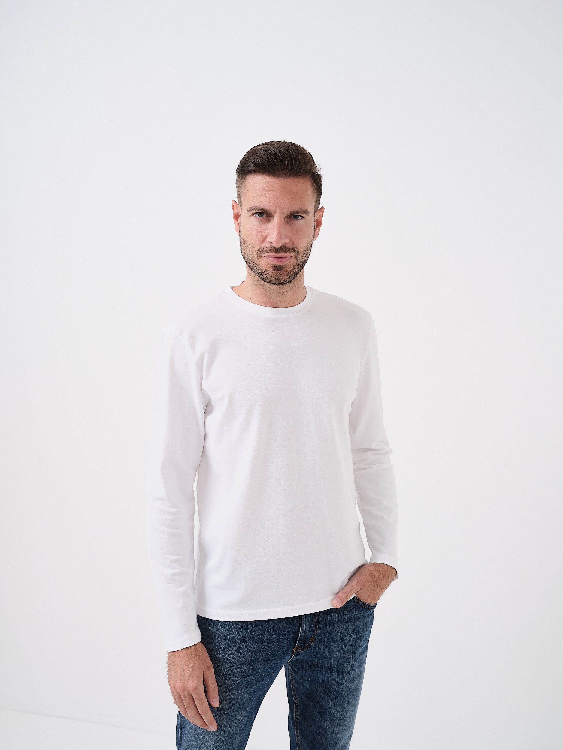 COTTON ESSENTIAL - MAGLIA GIROCOLLO