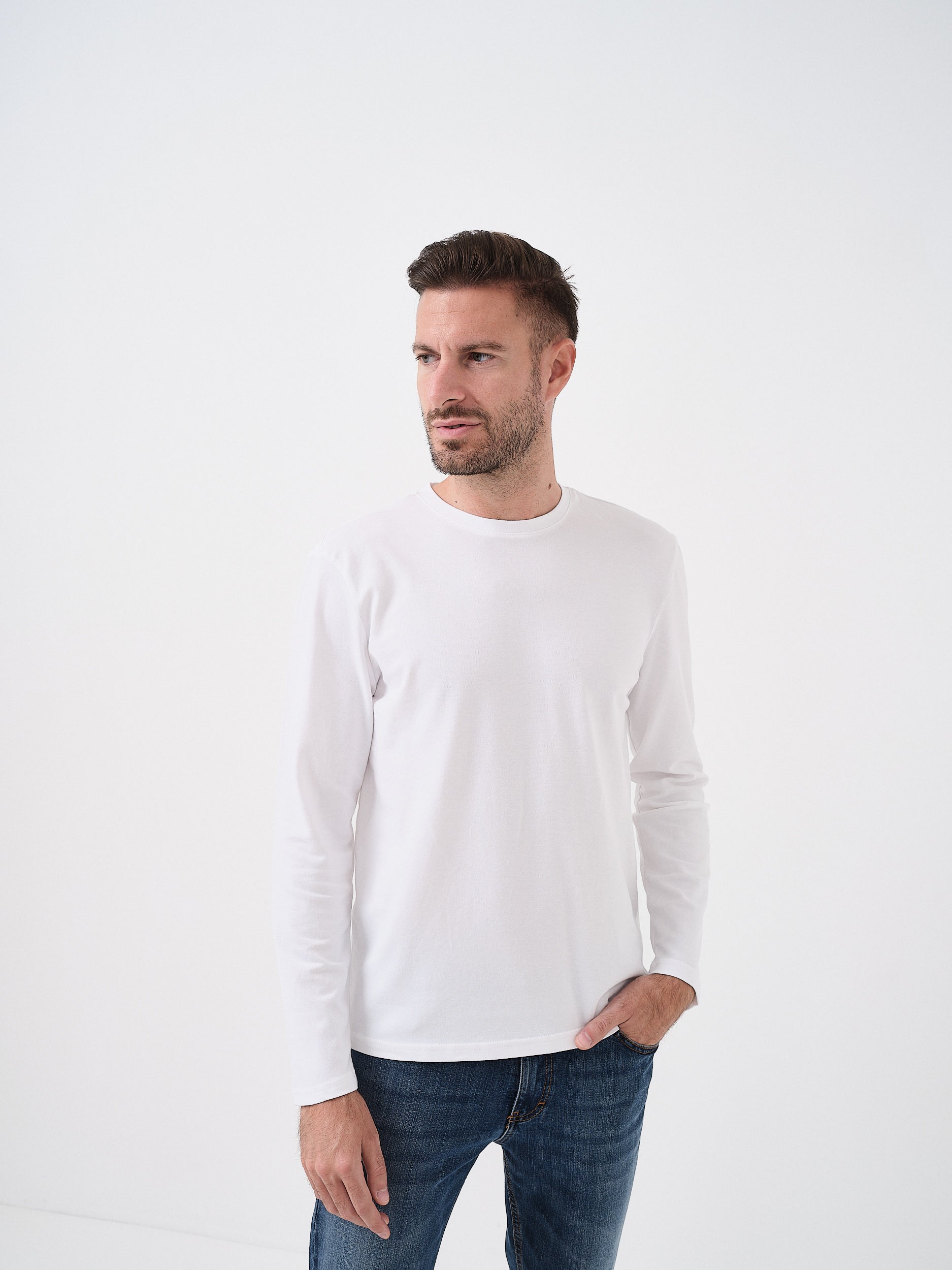 COTTON ESSENTIAL - MAGLIA GIROCOLLO