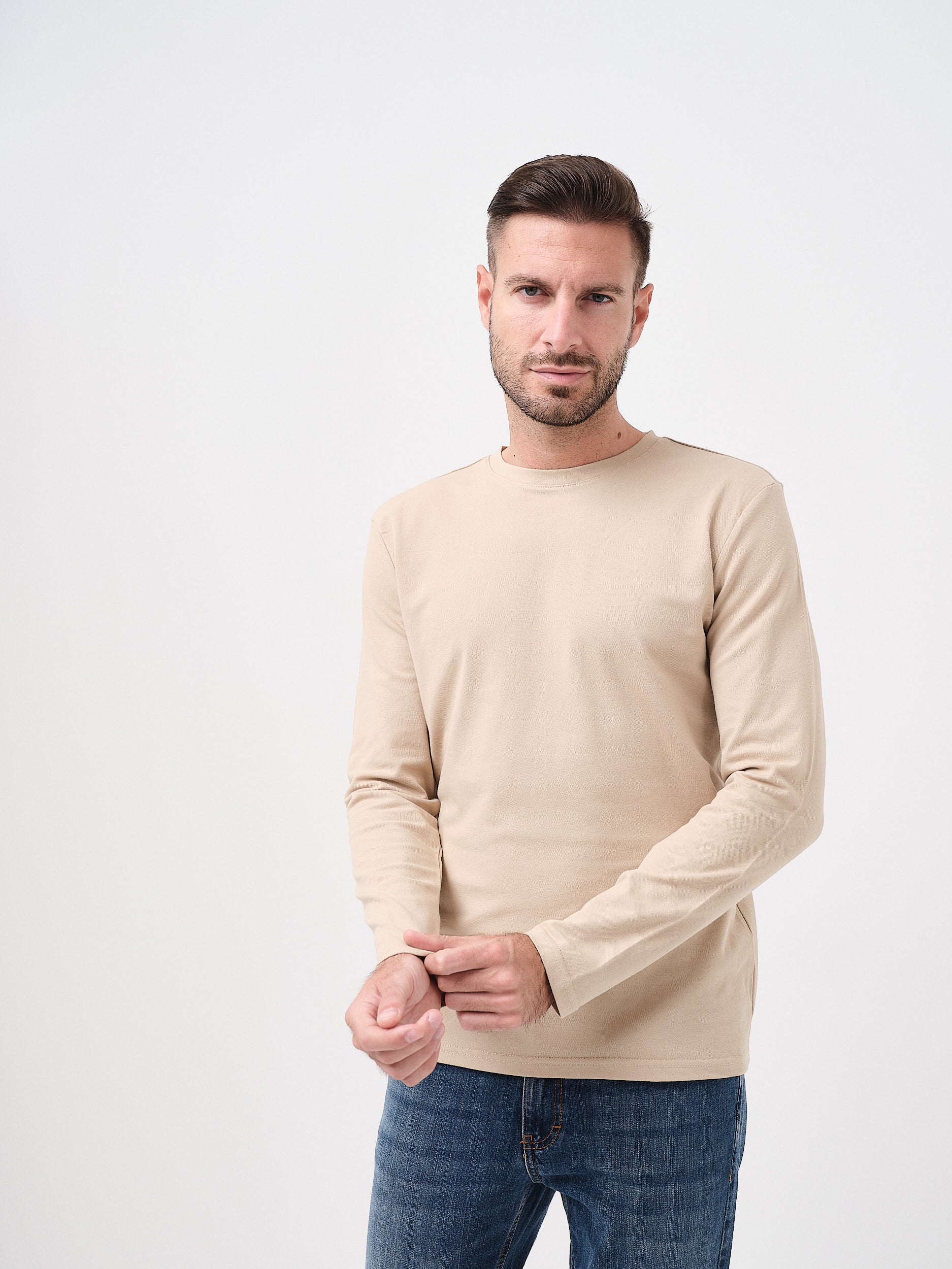 COTTON ESSENTIAL - MAGLIA GIROCOLLO