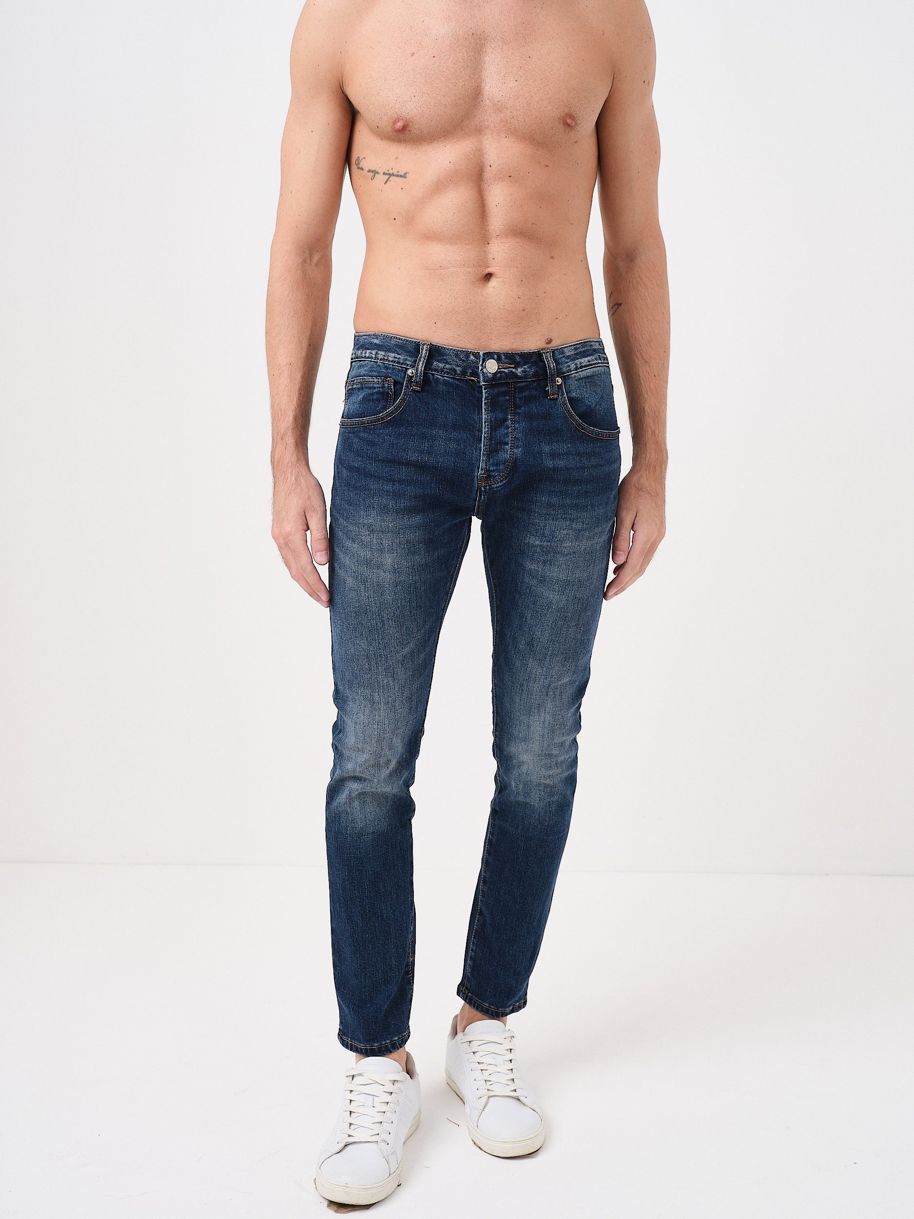 MARVIN - DENIM JEANS - BLU