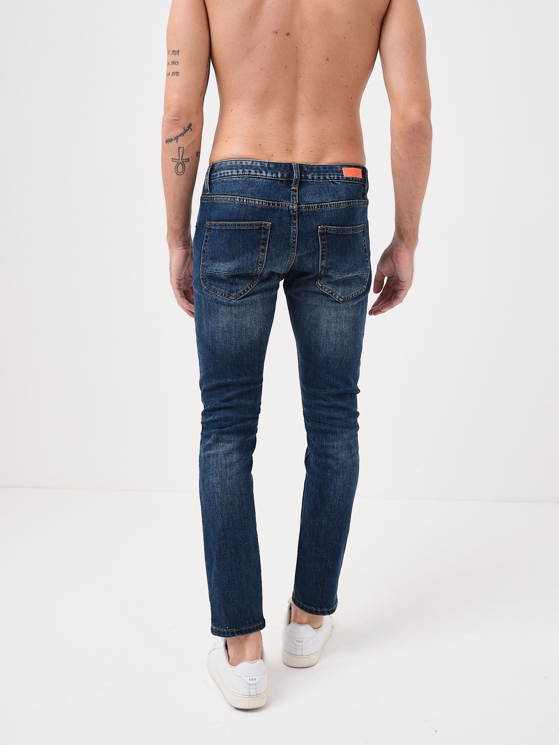 MARVIN - DENIM JEANS - BLU