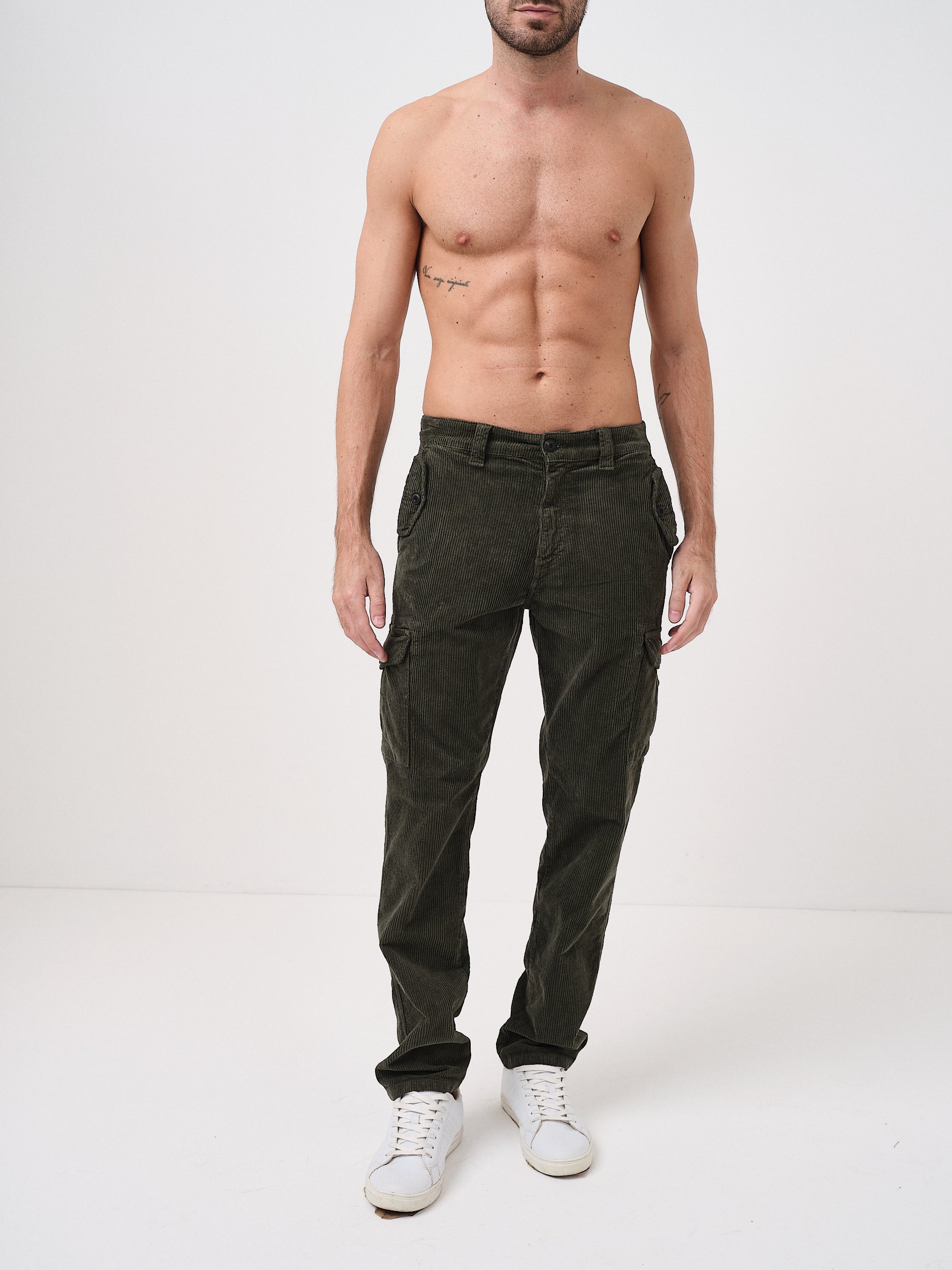 URBAN CARGO PANTALONE LUNGO - VERDE