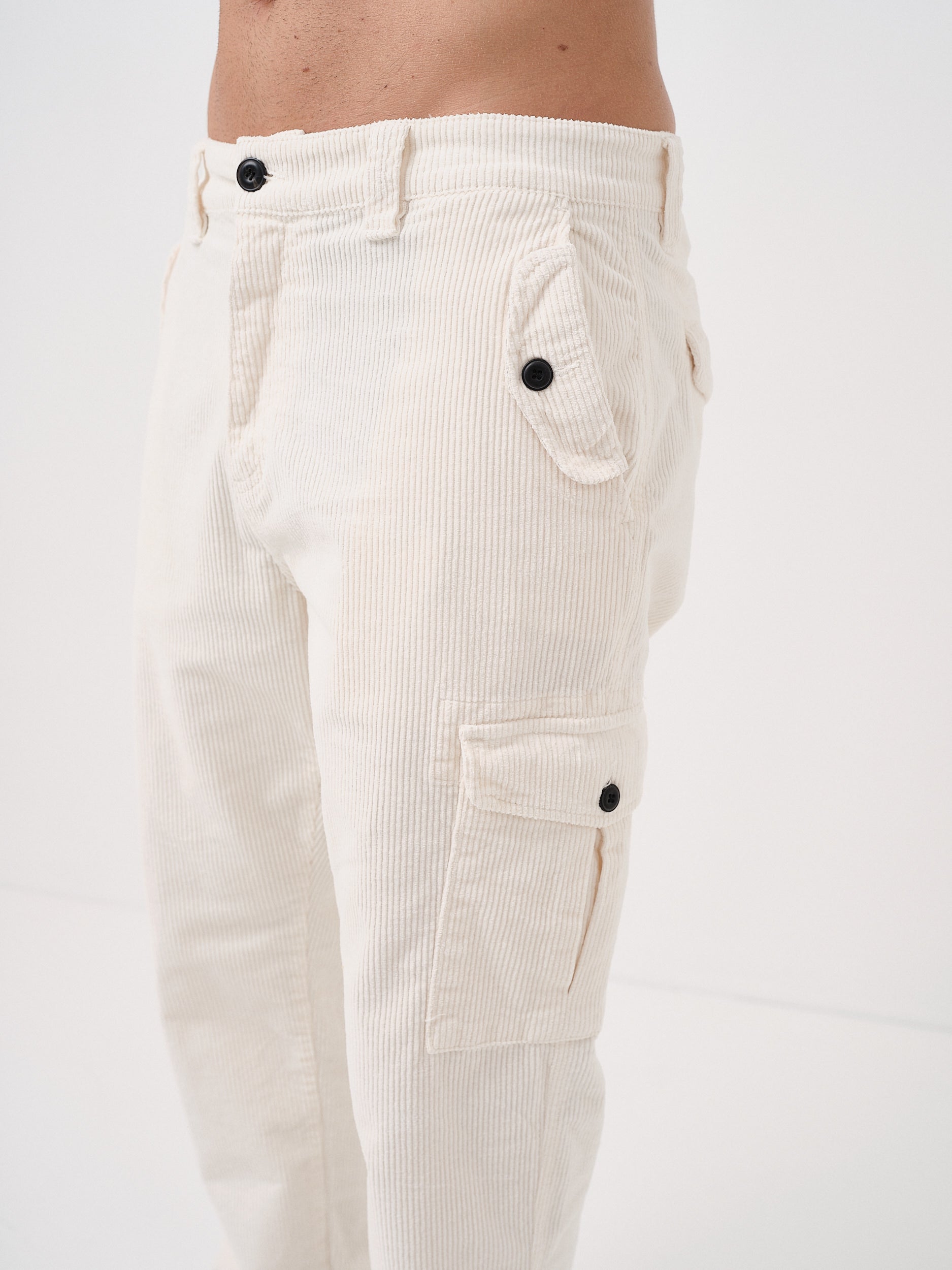 URBAN CARGO PANTALONE LUNGO - PANNA