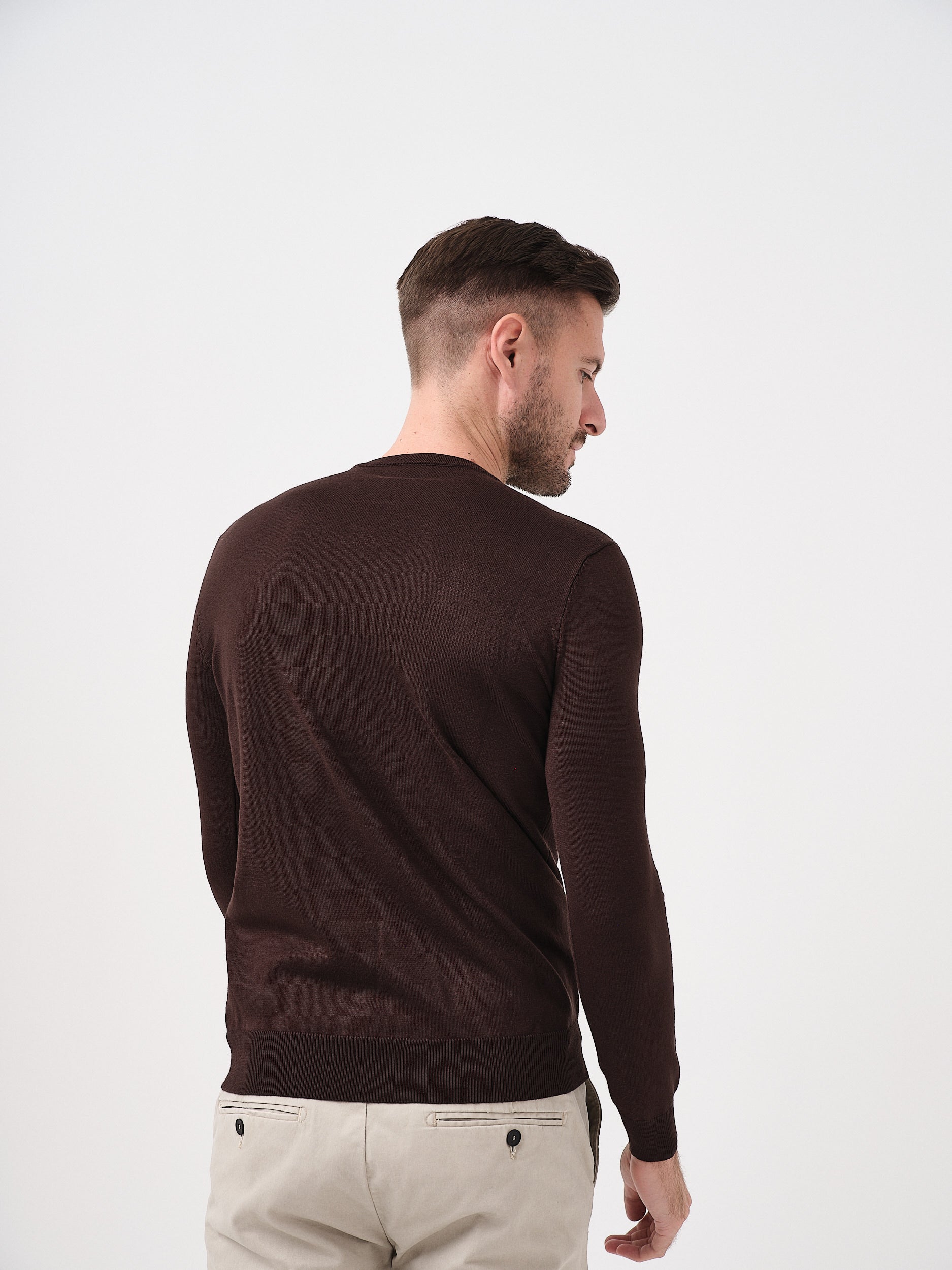 ROGER - PULLOVER CHOCO