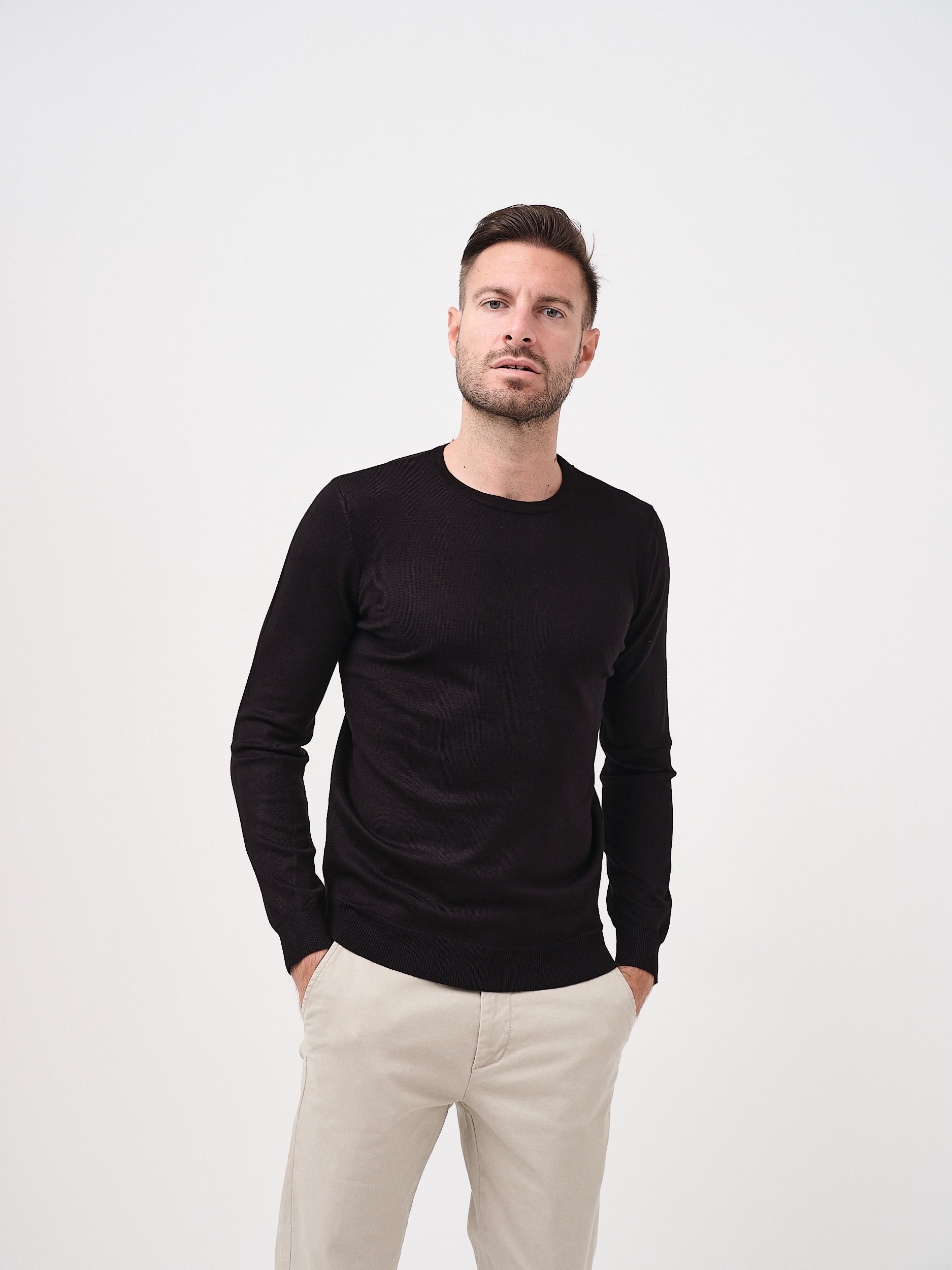 ROGER - PULLOVER NERO