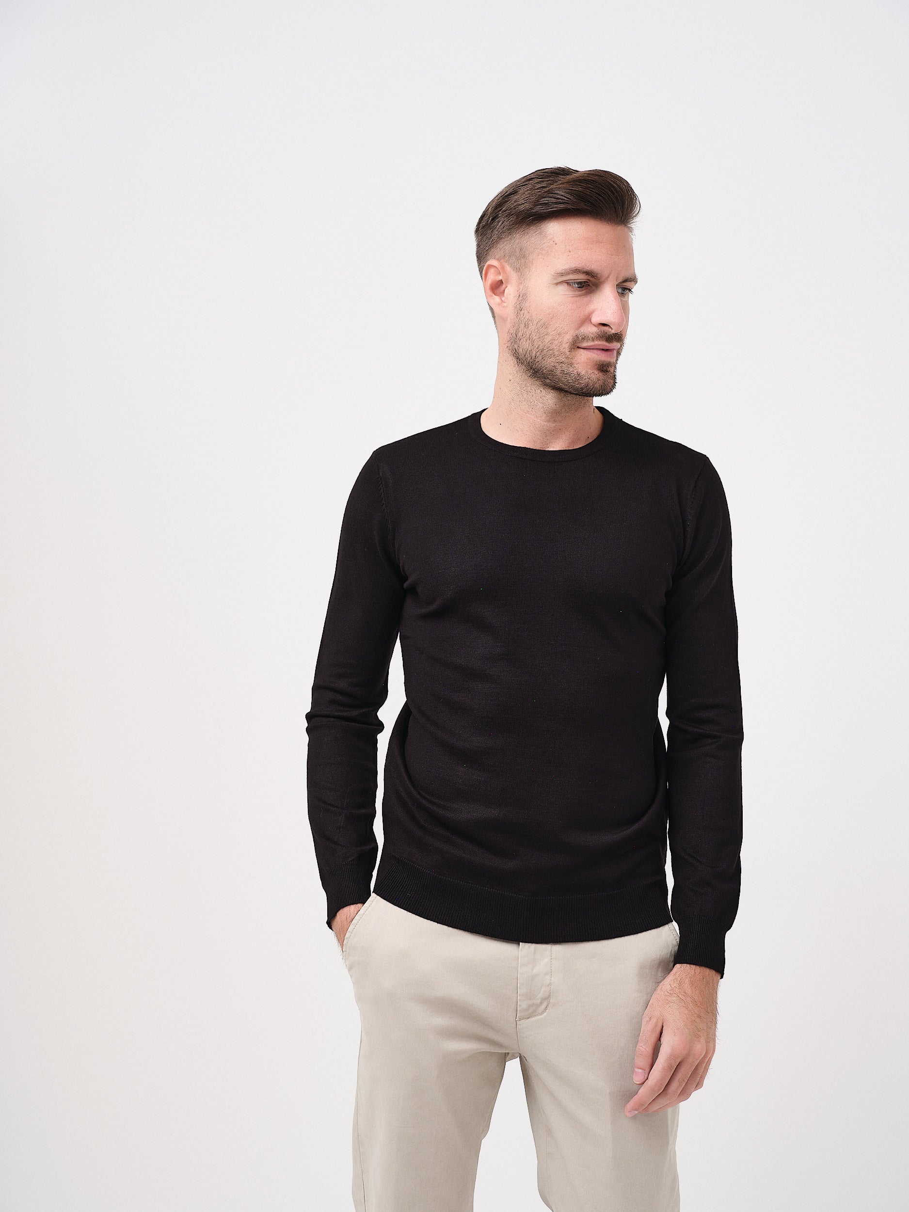 ROGER - PULLOVER NERO