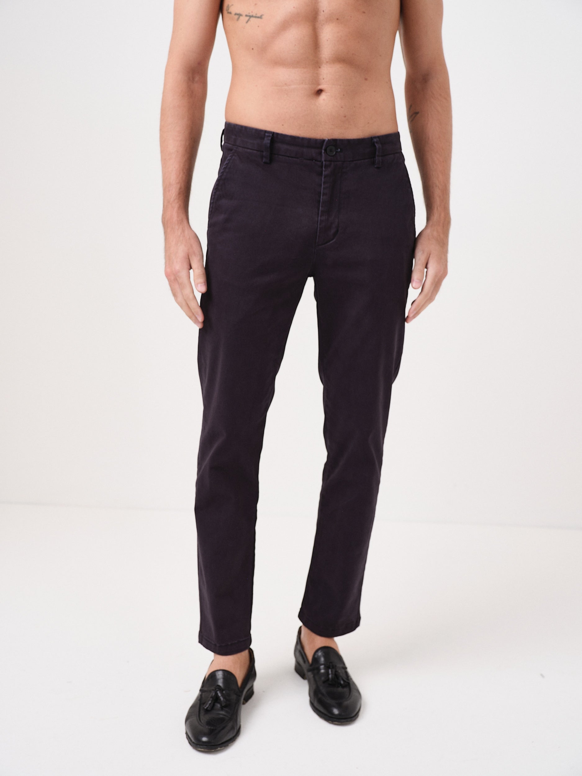 STEVEN - PANTALONE REGULAR - NERO