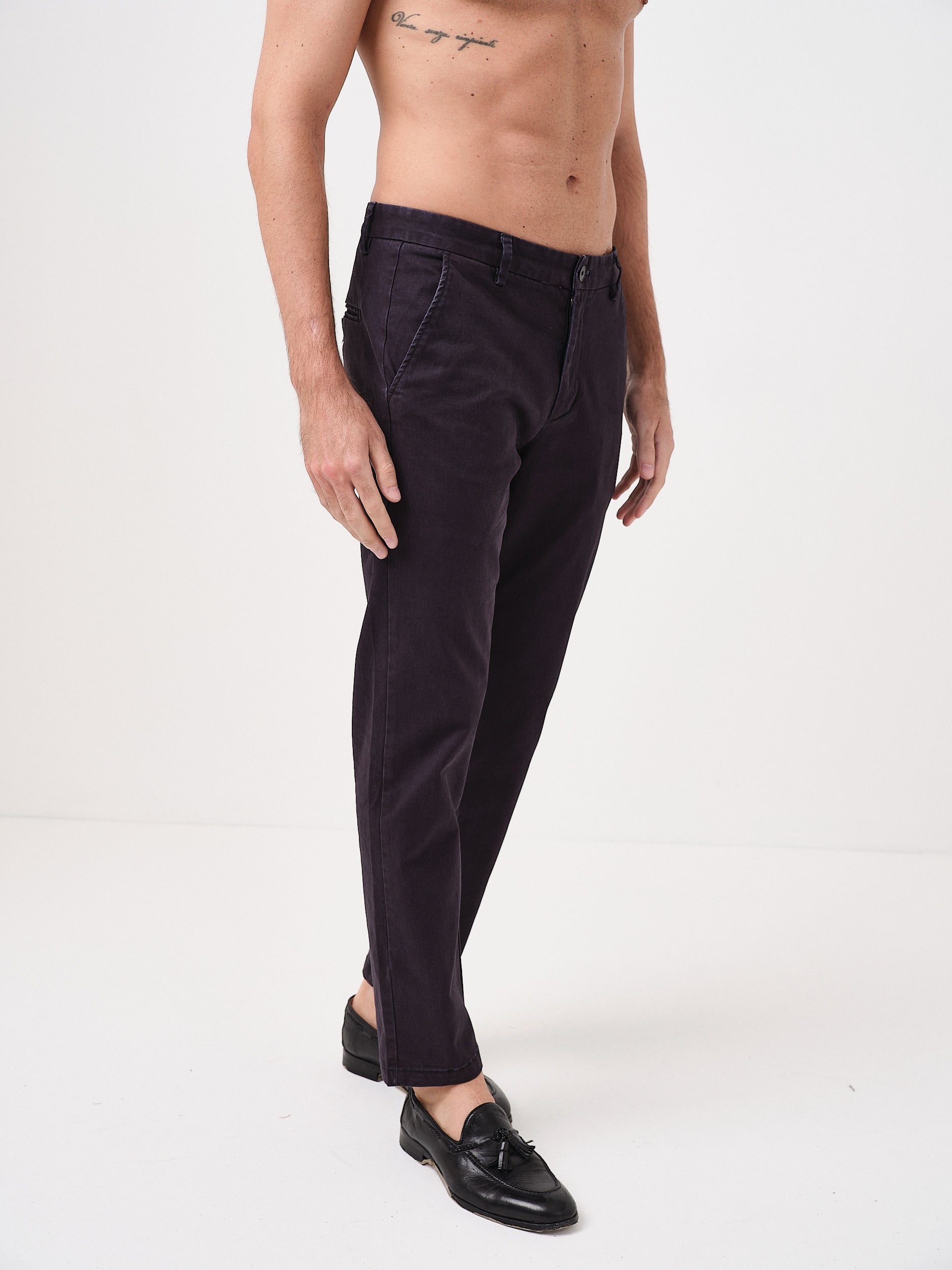 STEVEN - PANTALONE REGULAR - NERO