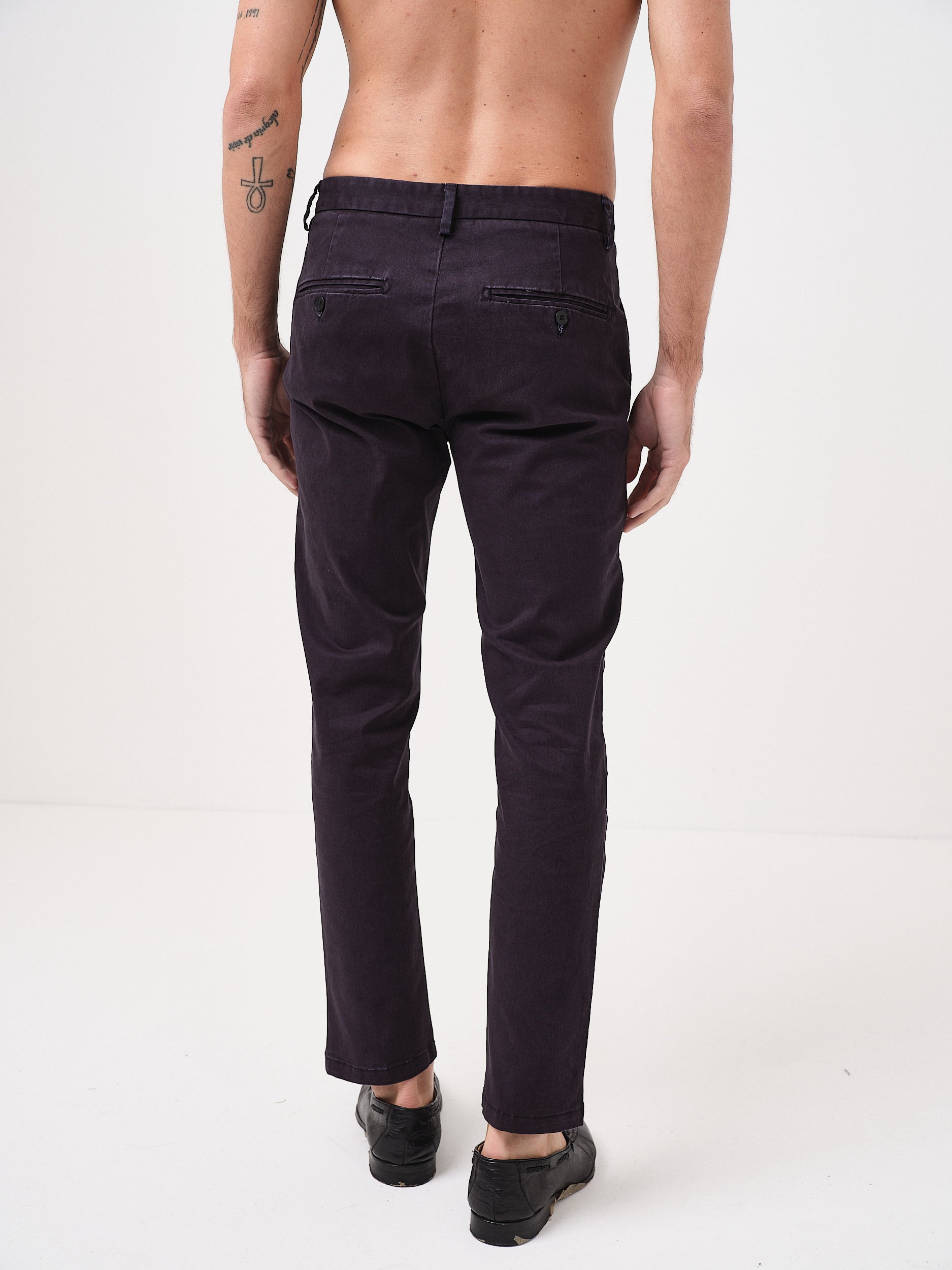 STEVEN - PANTALONE REGULAR - NERO