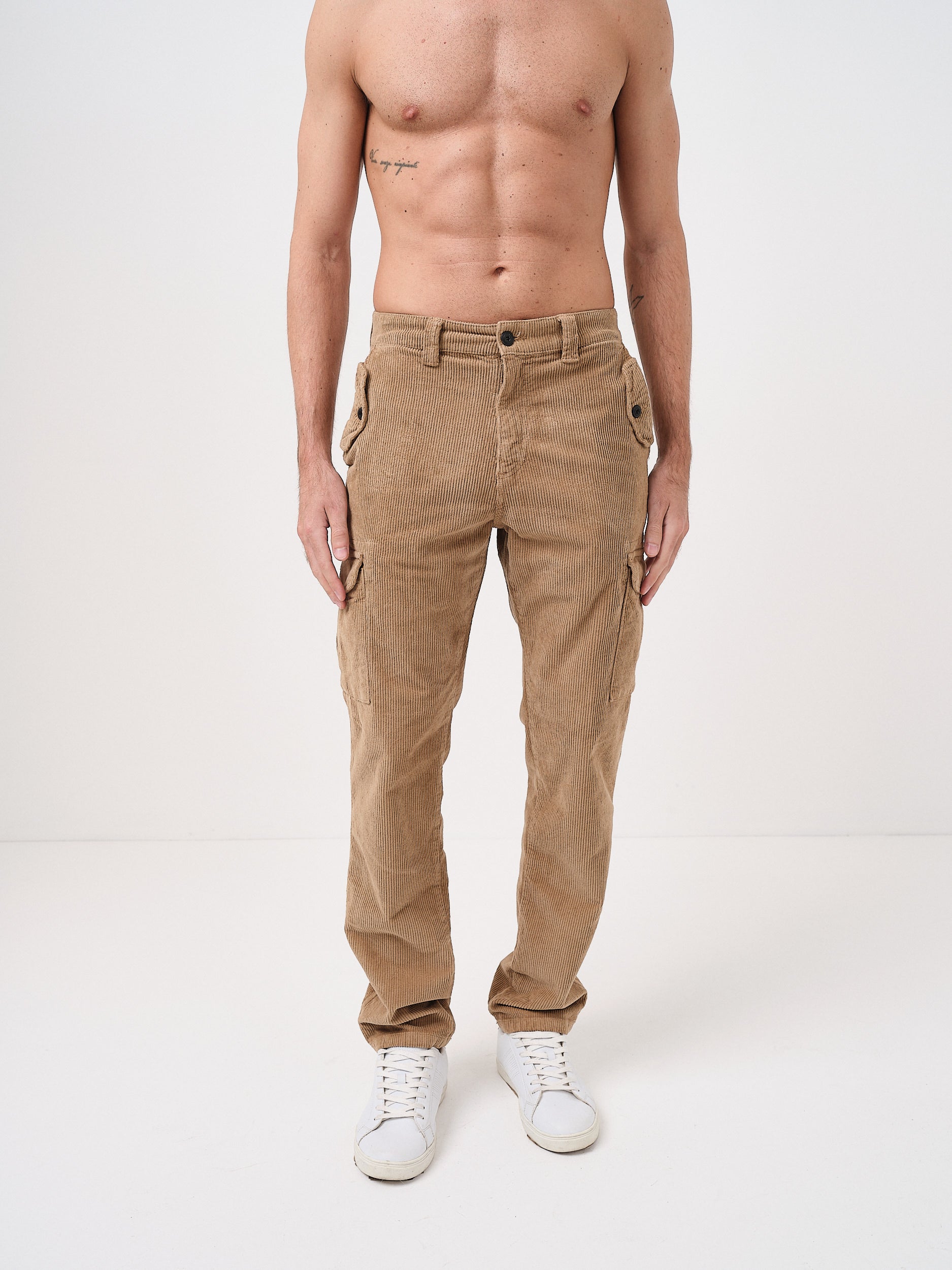 URBAN CARGO PANTALONE LUNGO - BEIGE