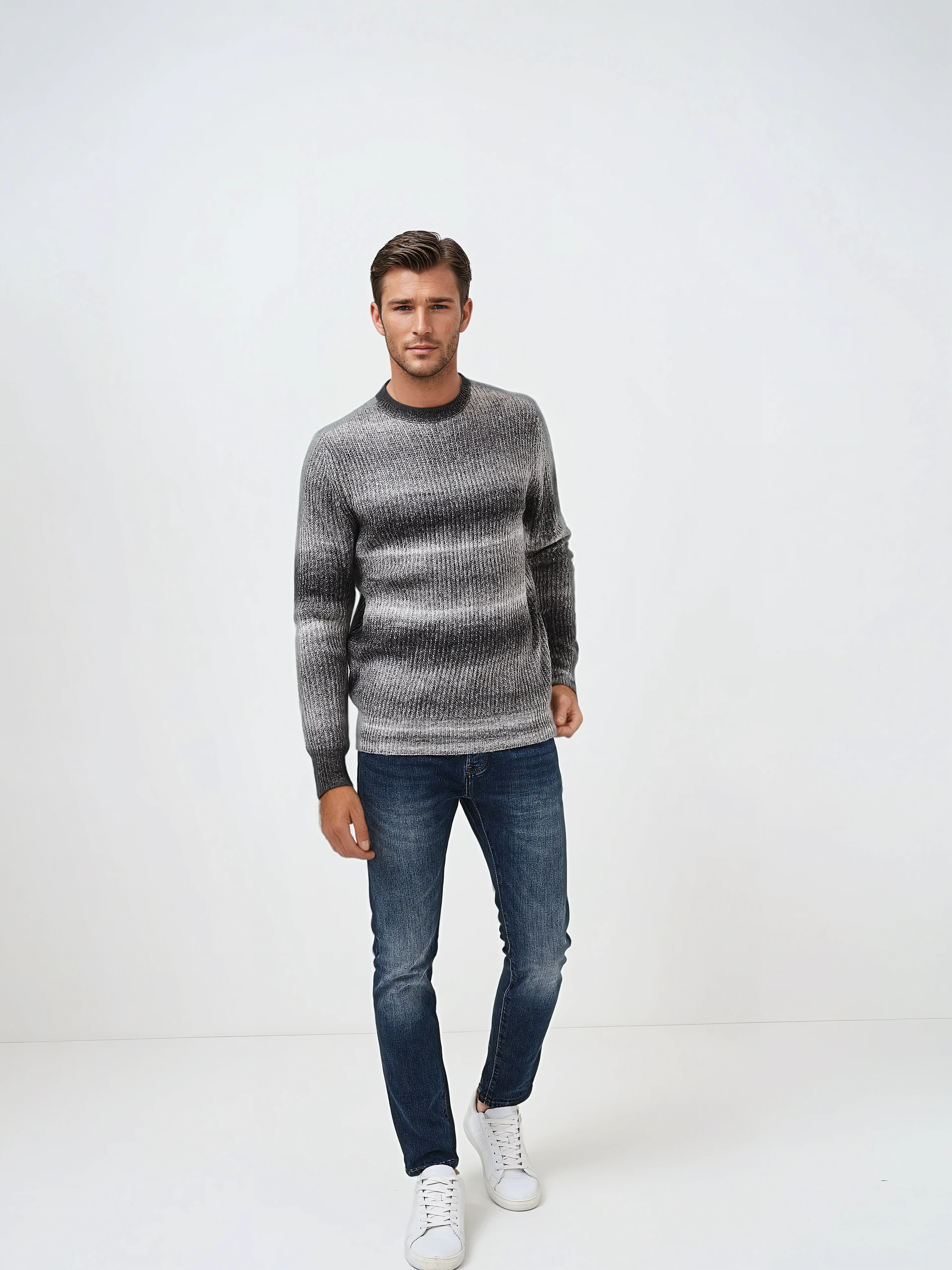 WAVE MAGLIONE GIROCOLLO - GRIGIO