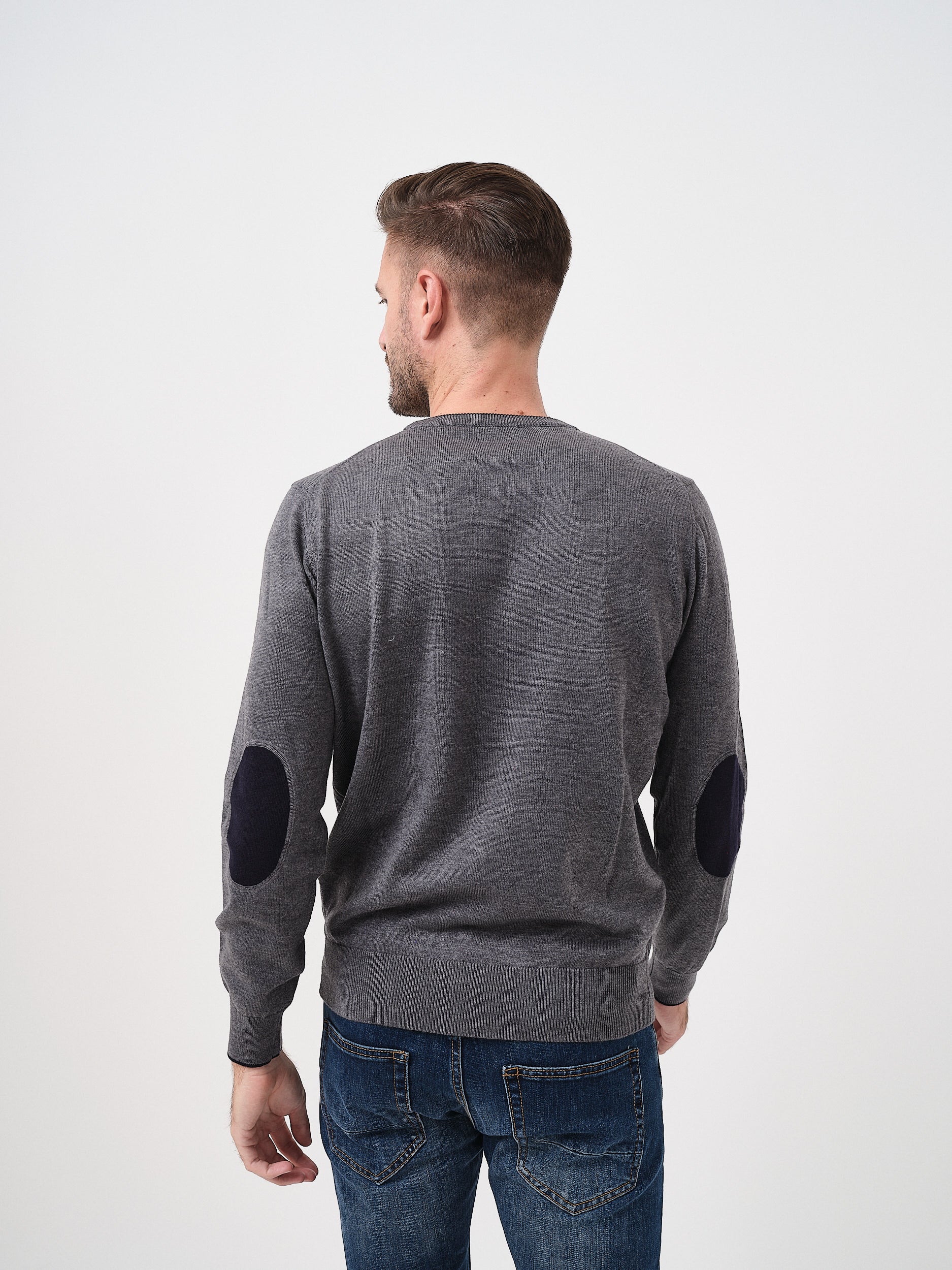 BRENTON - PULLOVER GRIGIO